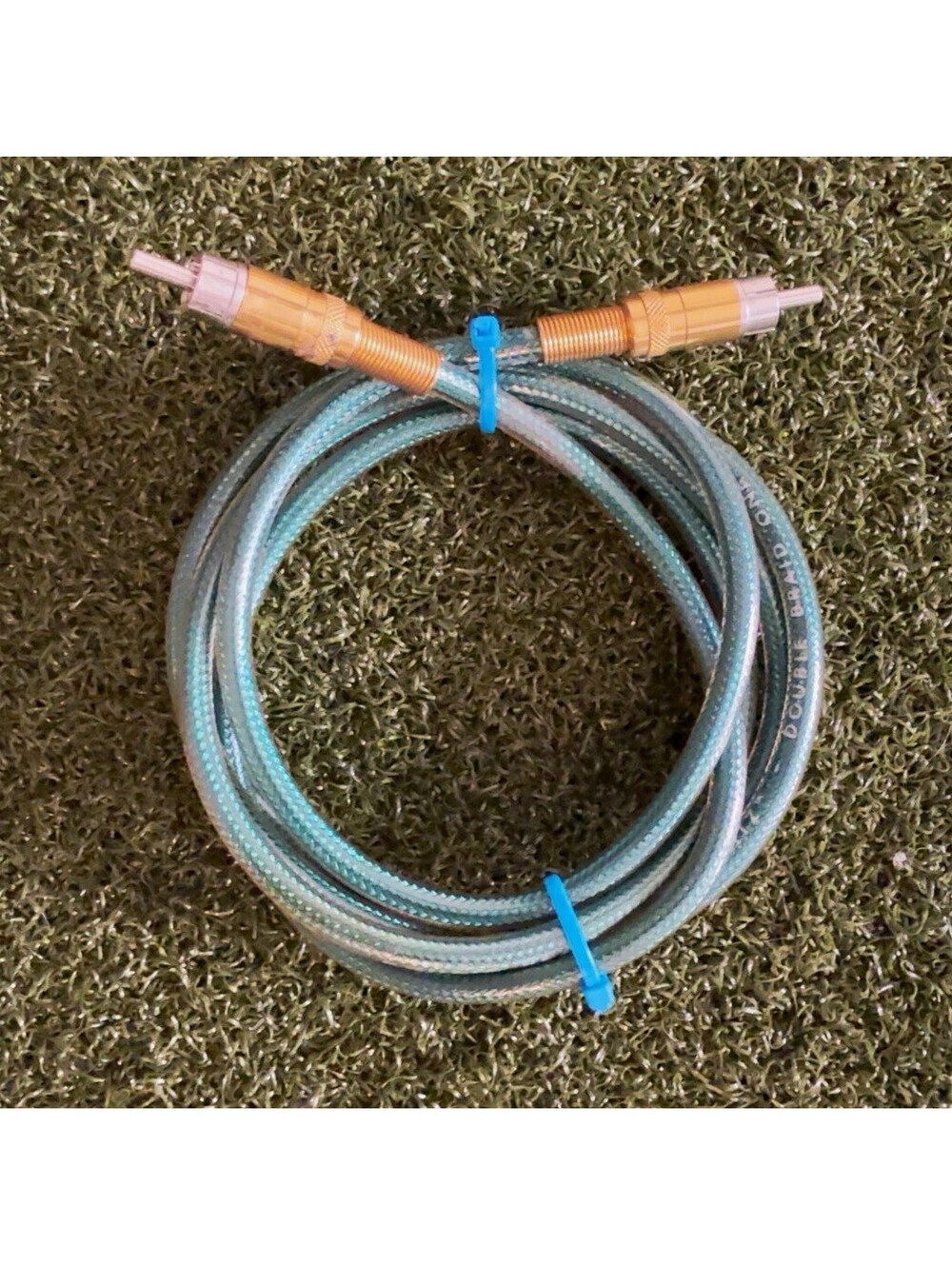 LiveWire Litz Double Braid RCA Interconnect Cable 5FT Vintage Audiophile